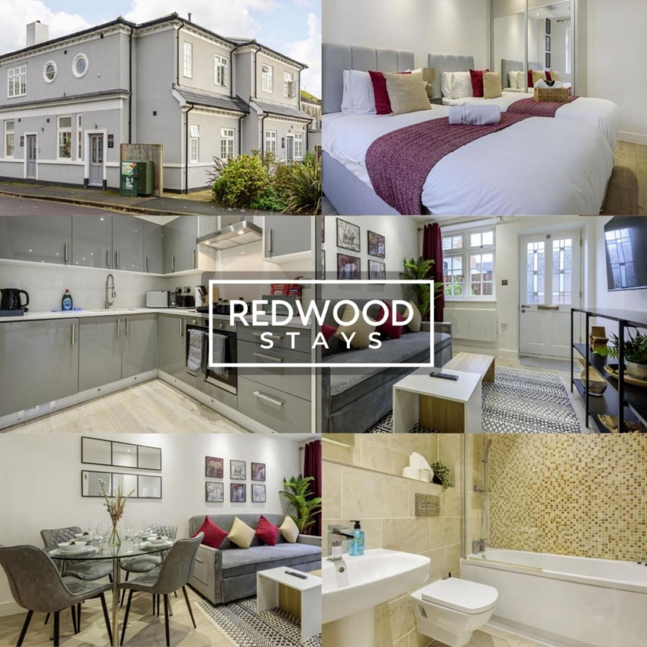 1 Bed 1 Bath Town Center Apartments For Corporates & Contractors, Wifi, Netflix And Parking On Selected Units By Redwood Stays Aldershot Buitenkant foto