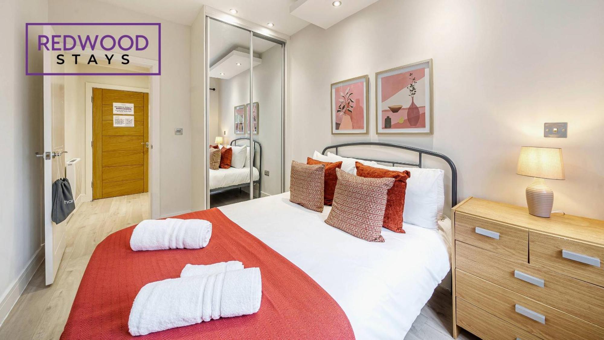 1 Bed 1 Bath Town Center Apartments For Corporates & Contractors, Wifi, Netflix And Parking On Selected Units By Redwood Stays Aldershot Buitenkant foto